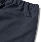 Hamilton and Hare - Travel Tapered Cotton-Blend Jersey Trousers - Blue