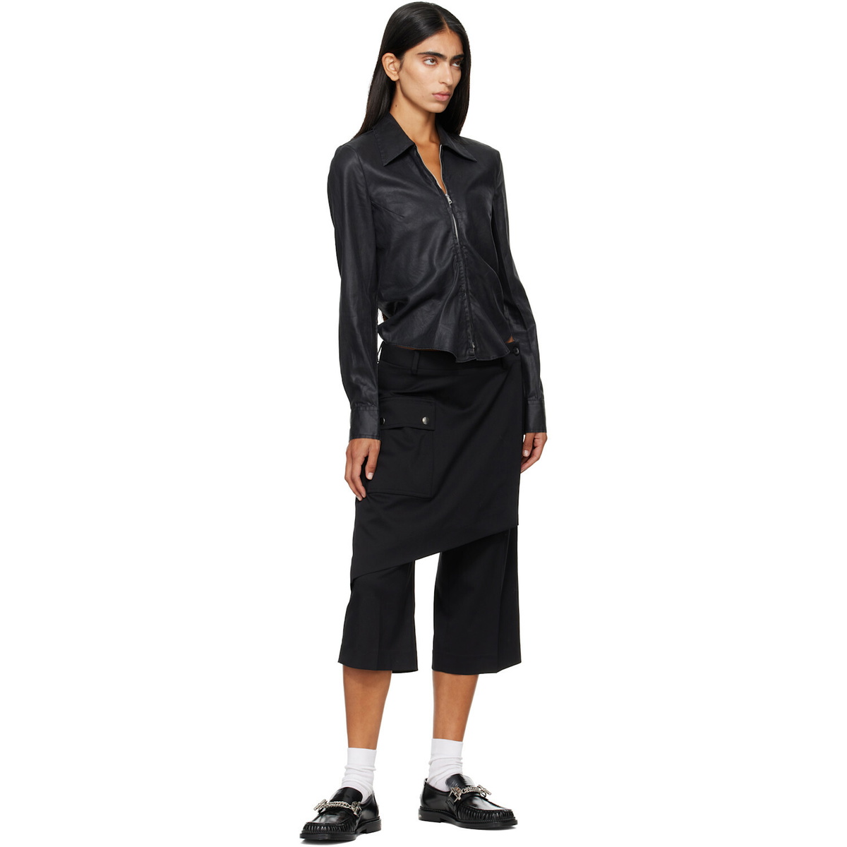 Toga Pulla Black AJ1510 Loafers
