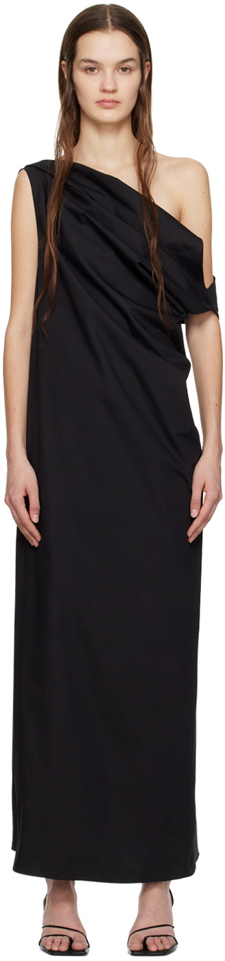 The Row Black Bamaris Maxi Dress The Row