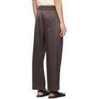 Nanushka Brown Satin Jiro Trousers