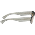 Gucci Gray Rectangular Logo Sunglasses