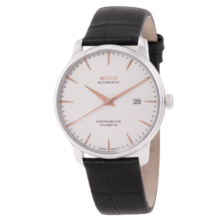 Photo: Mido Baroncelli Automatic Silver Dial Mens Watch M0274081603100