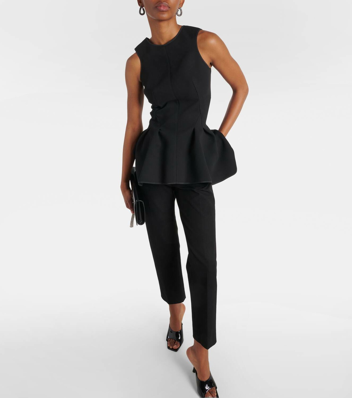 Maticevski Paradise peplum top