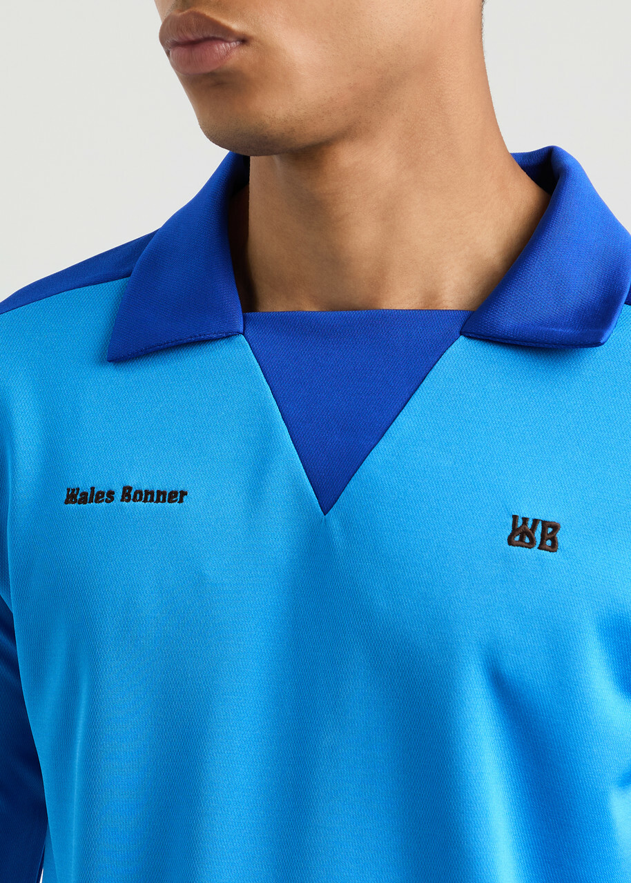 Wales Bonner Home Logo Jersey top Blue Wales Bonner