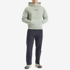 Napapijri Men's Split Logo Hoodie in Green Mil G1
