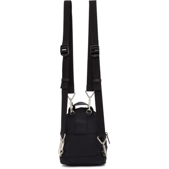 Kenzo Black Mini Embroidered Backpack Kenzo