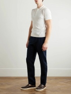 Kingsman - Straight-Leg Linen Drawstring Trousers - Blue