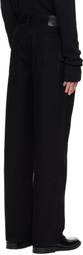 LGN Louis Gabriel Nouchi Black 5-Pocket Straight-Leg Jeans