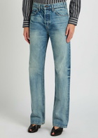 Nili Lotan Briana Straight-leg Jeans Light Blue