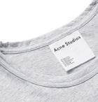 Acne Studios - Mélange Cotton-Jersey T-Shirt - Gray