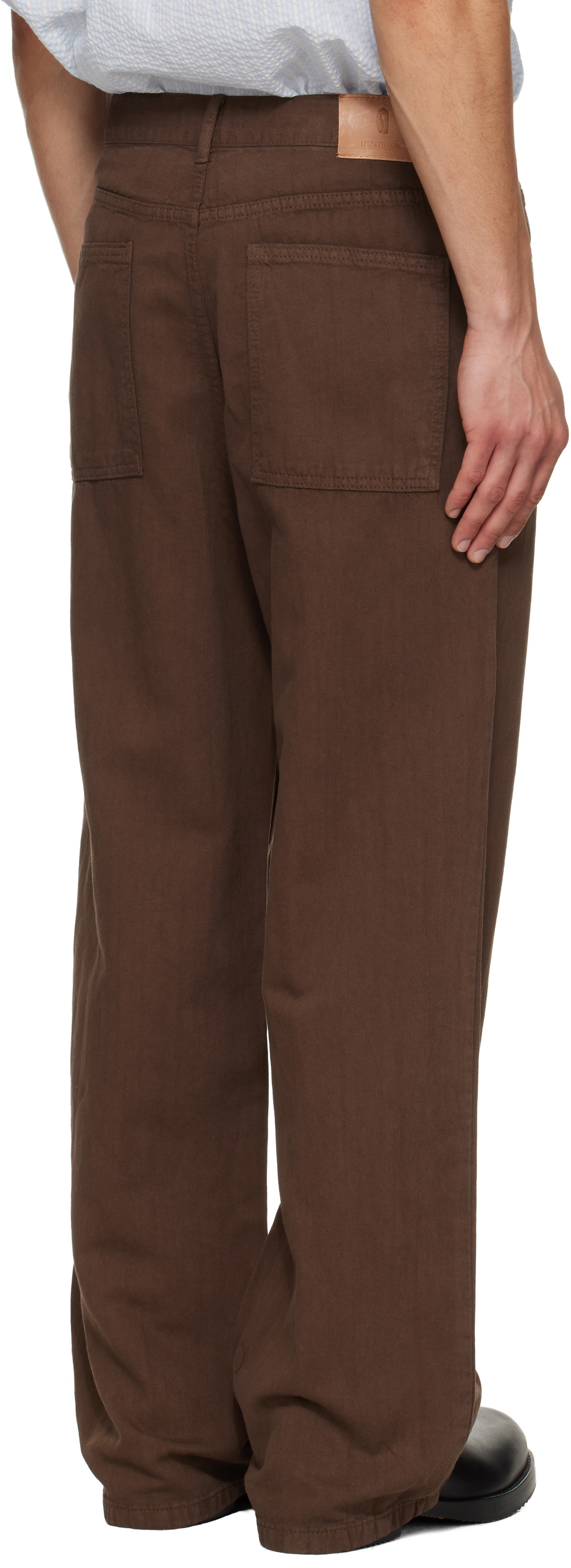 LE17SEPTEMBRE Brown Straight Jeans