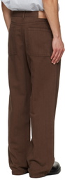 LE17SEPTEMBRE Brown Straight Jeans