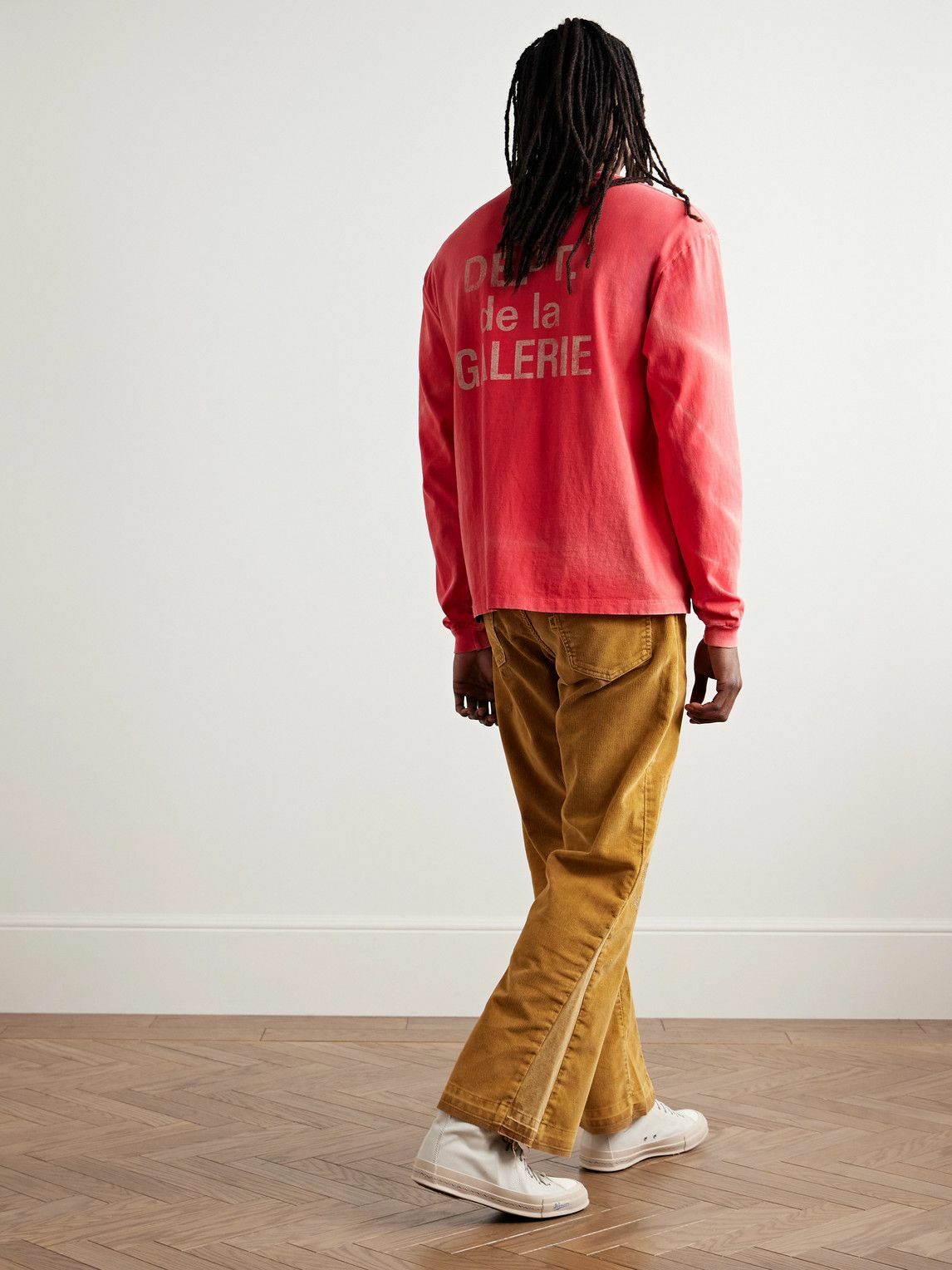 Gallery Dept. - French Logo-Print Tie-Dyed Cotton-Jersey T