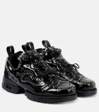 Noir Kei Ninomiya Studded brogue sneakers