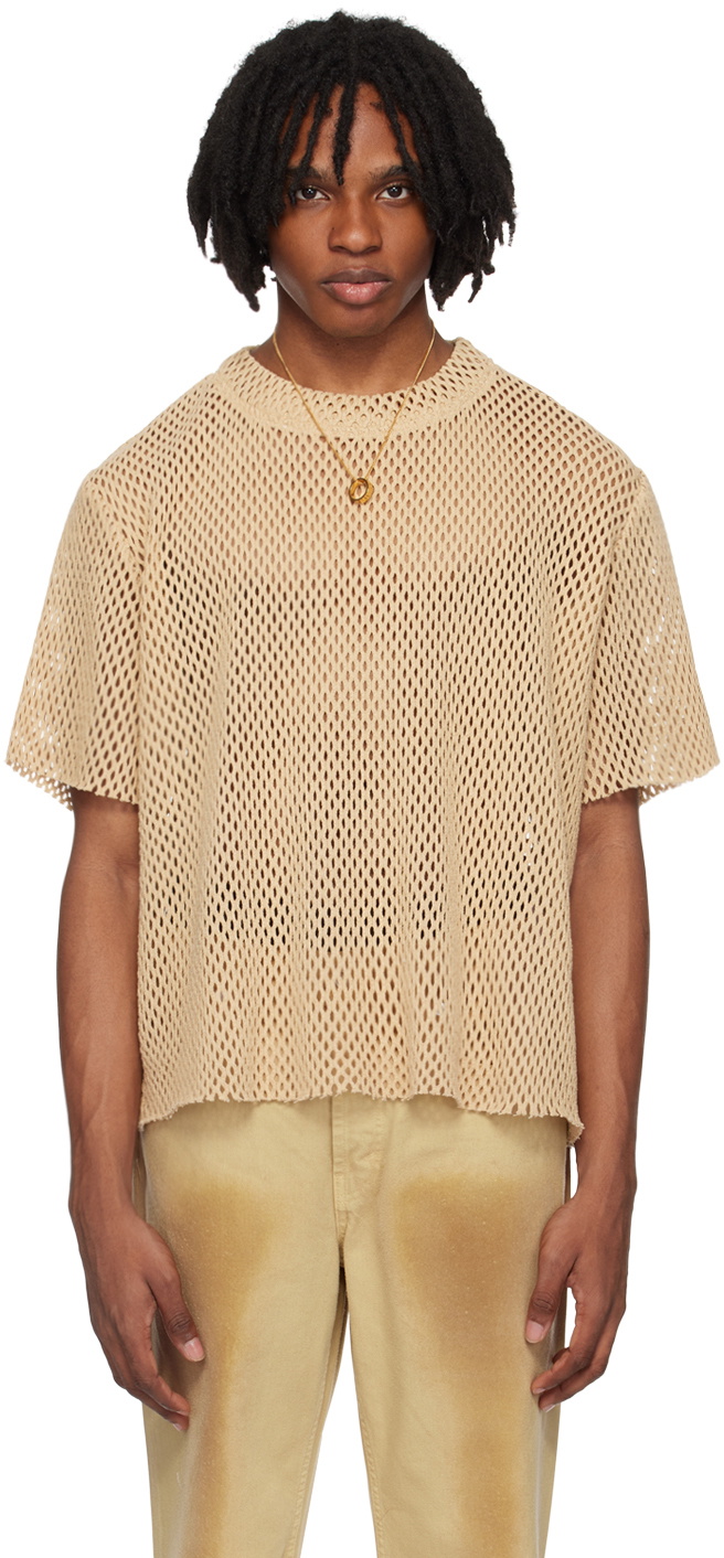 Séfr Beige Franco T-Shirt