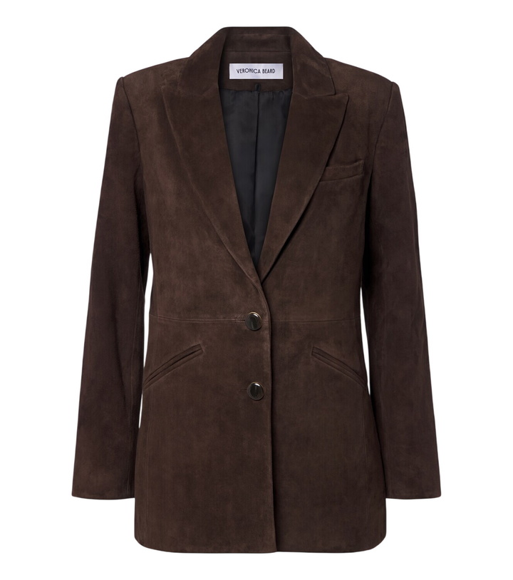 Photo: Veronica Beard Maci suede blazer