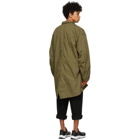 Fumito Ganryu Khaki Lapelled Mods Coat
