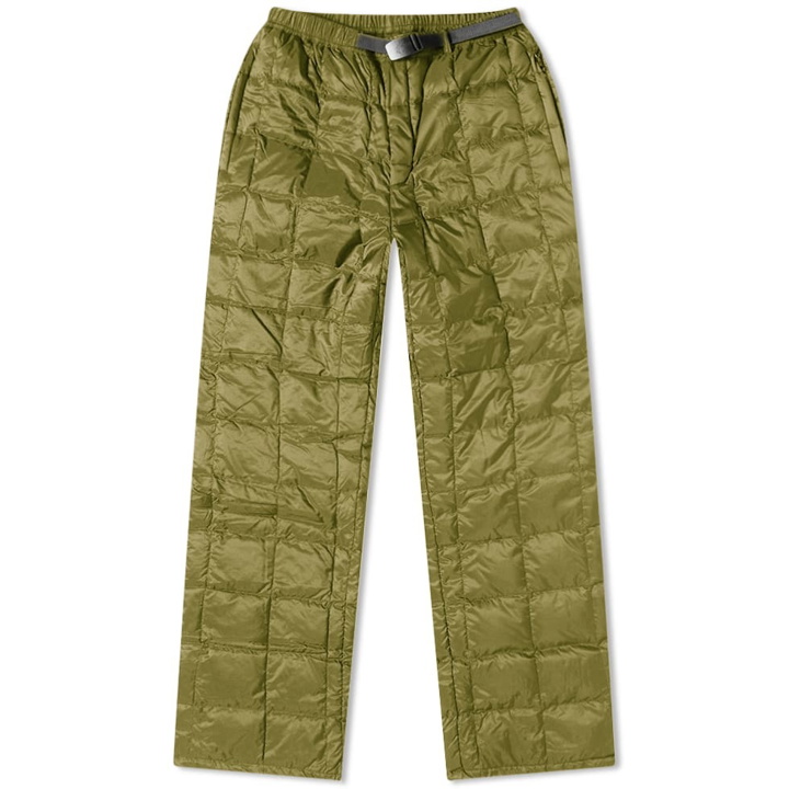 Photo: Gramicci x Taion Down Pant in Olive
