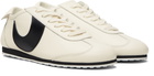 Marine Serre Off-White Matte Leather MS Astra Sneakers