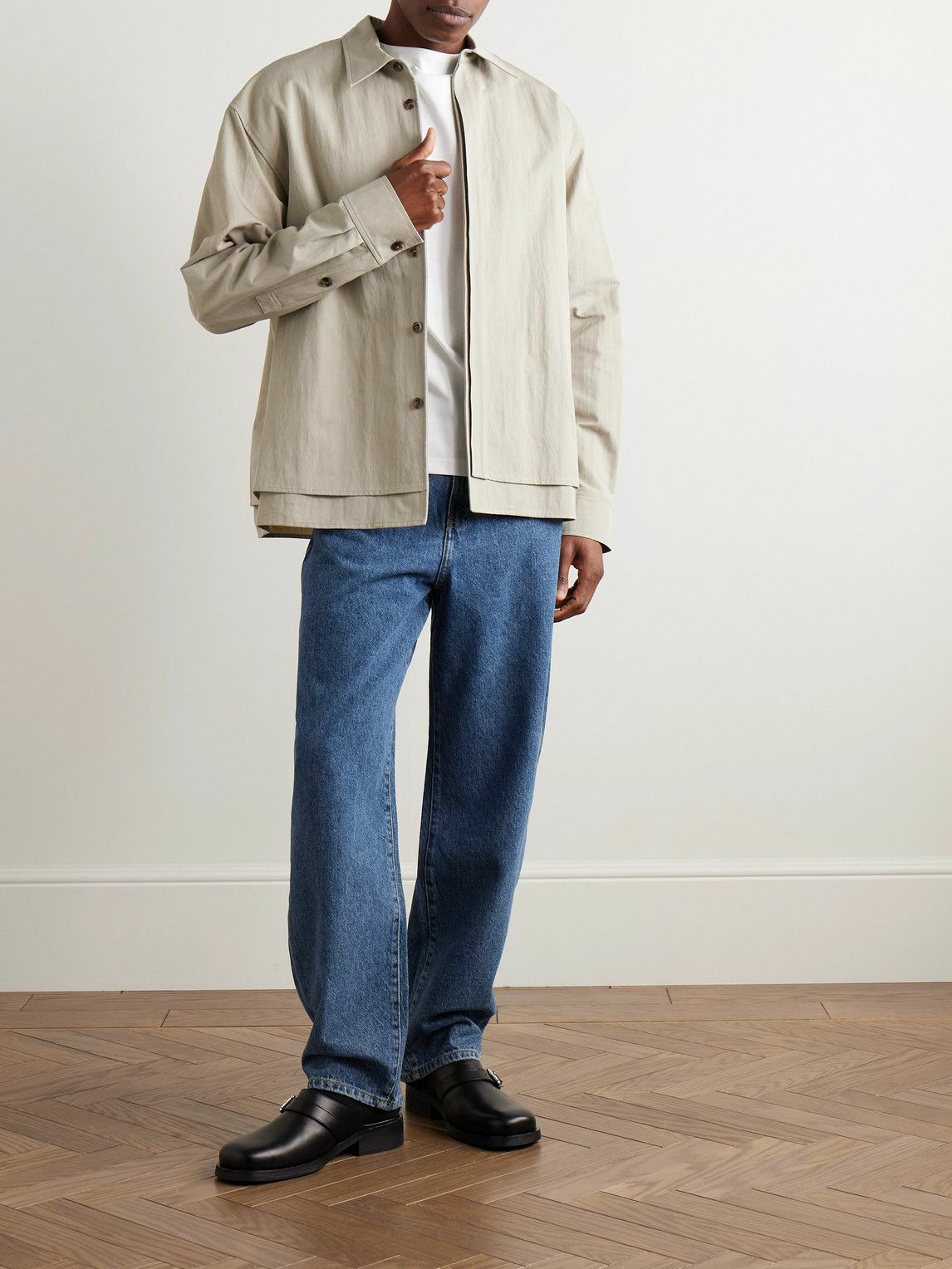 Amomento - Straight-Leg Jeans - Blue