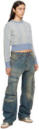 Golden Goose Blue Distressed Jeans