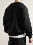 Nike - Solo Swoosh Cotton-Blend Jersey Sweatshirt - Black