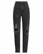 Free People Womens Jeans in Black