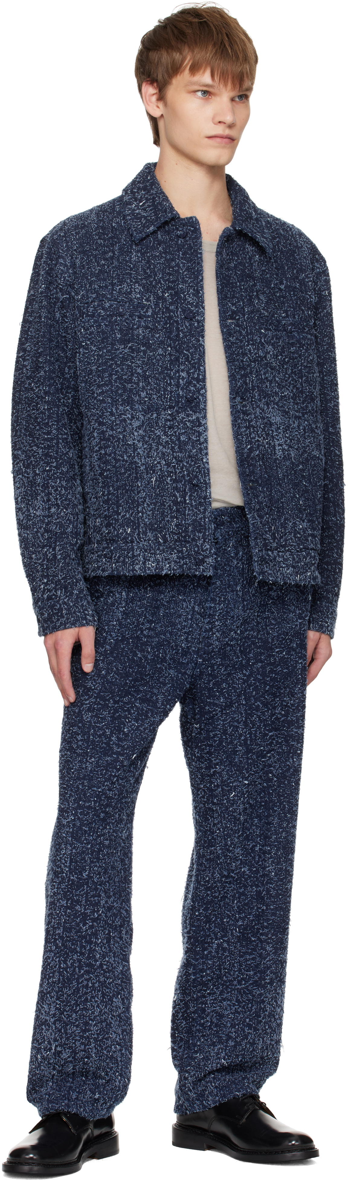 Craig Green Navy Towel Jeans