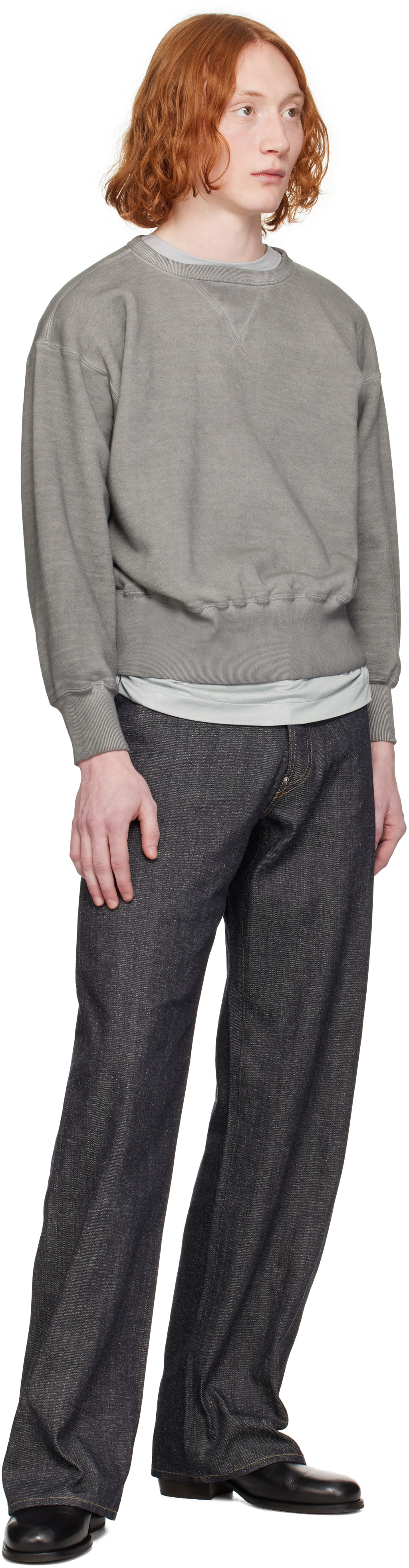 Taiga Takahashi Gray Lot. 603 Sweatshirt