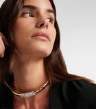 Marina B Onda 18kt gold choker with diamonds