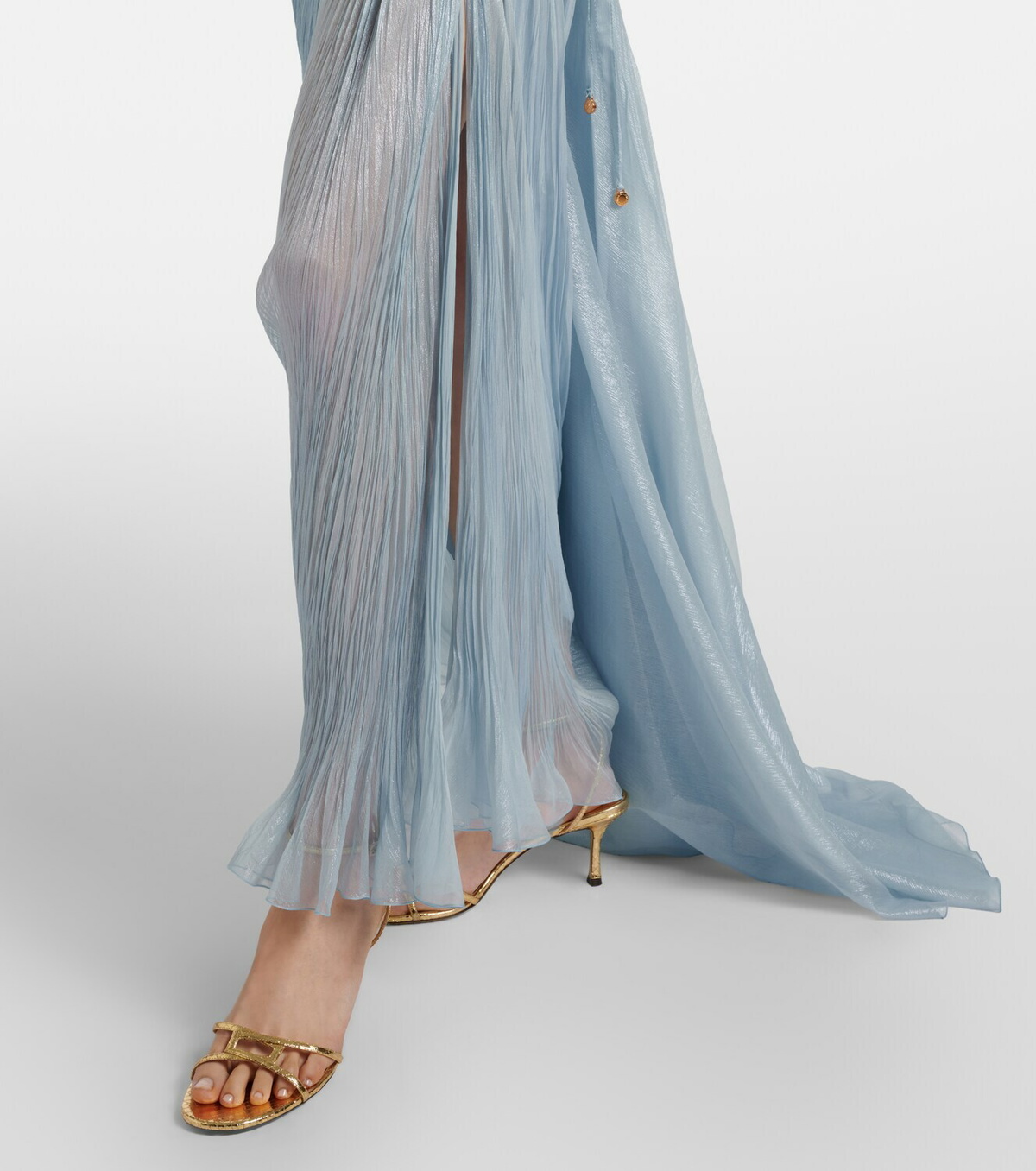 Maria Lucia Hohan Florencia one-shoulder silk gown