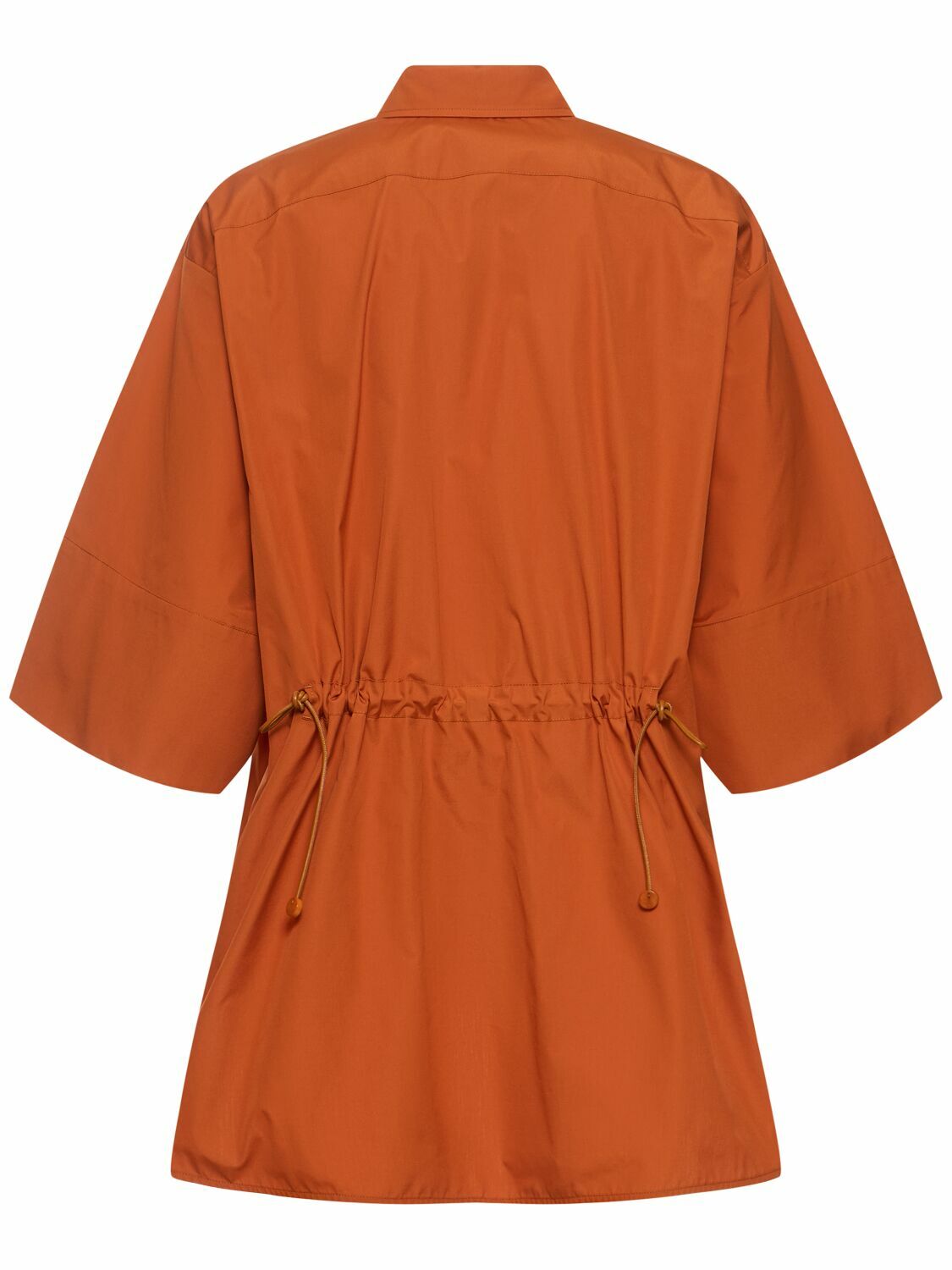 MAX MARA - Cotton Poplin Drawstring Shirt Max Mara