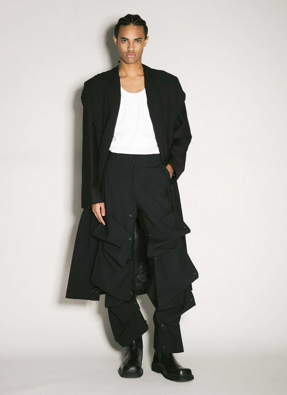 Y/Project Button Panel Pants