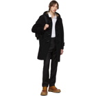 Burberry Black Wool Greenwich Duffle Coat