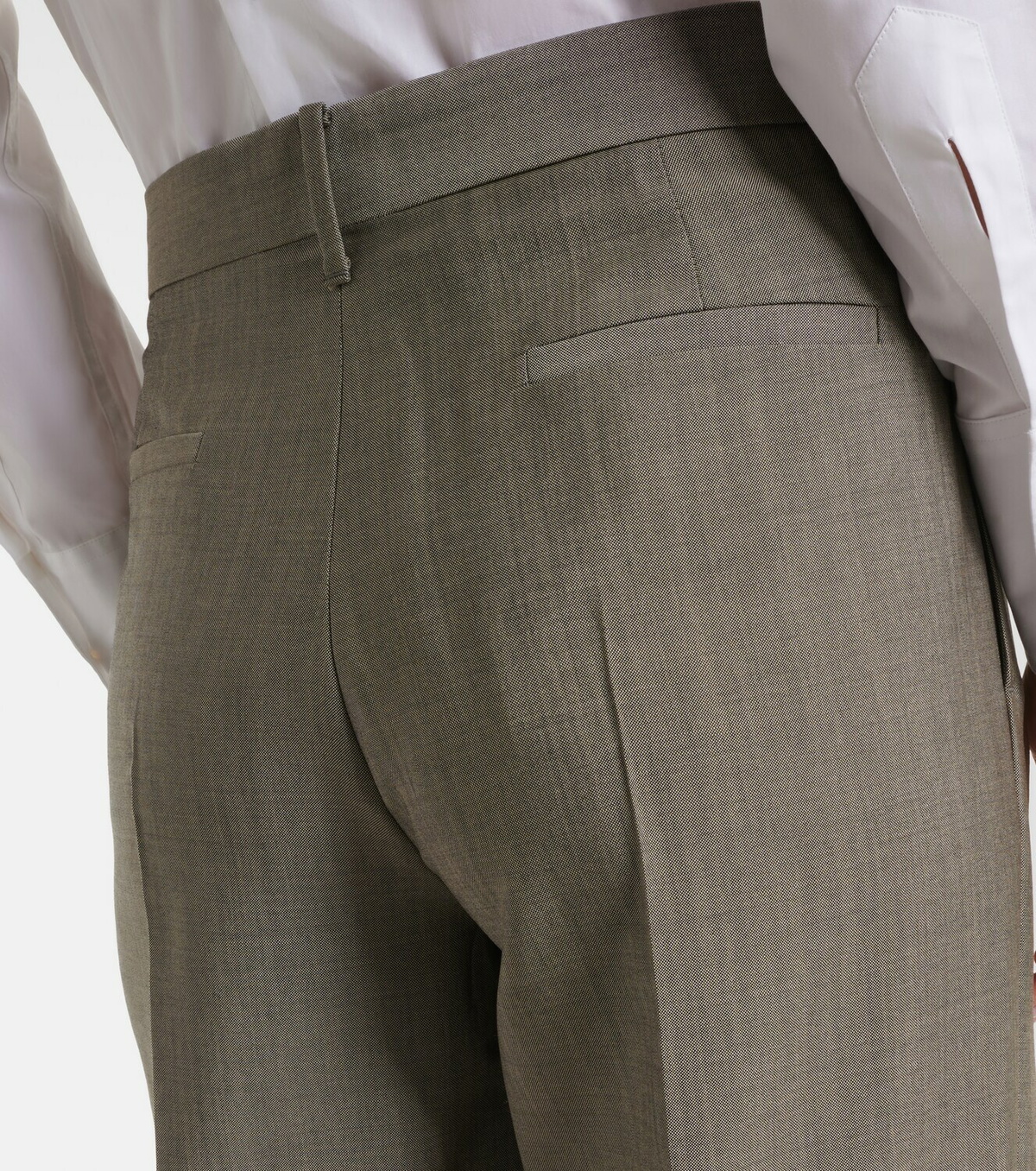 Victoria Beckham Wool and mohair straight pants
