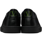 Valentino Garavani Black Nappa Calfskin Royco Sneakers