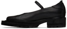 Sinéad O’Dwyer SSENSE Exclusive Black Tabitha Ringwood Edition Leather School Loafers