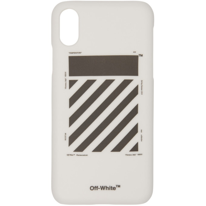 Photo: Off-White White Diagonal iPhone X Case