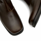 Our Legacy Men's Leather Camion Boot in Deep Olive