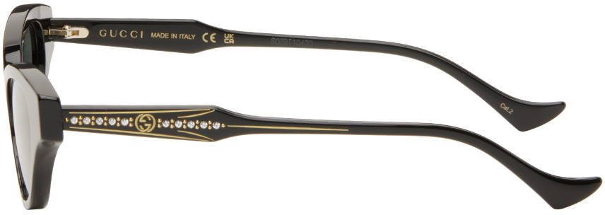 gucci black cat eye sunglasses