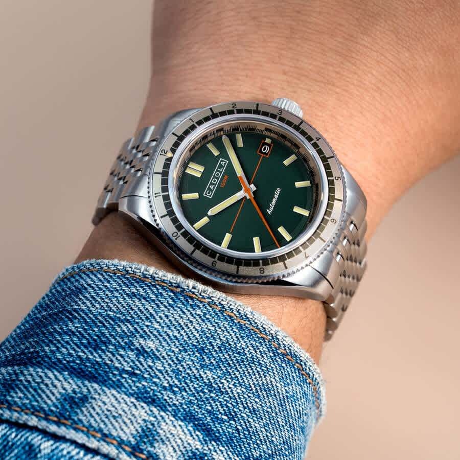 Cadola Ahrens Automatic Green Dial Mens Watch CD-1061-33
