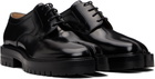 Maison Margiela Black Tabi Lace-Up Derbys