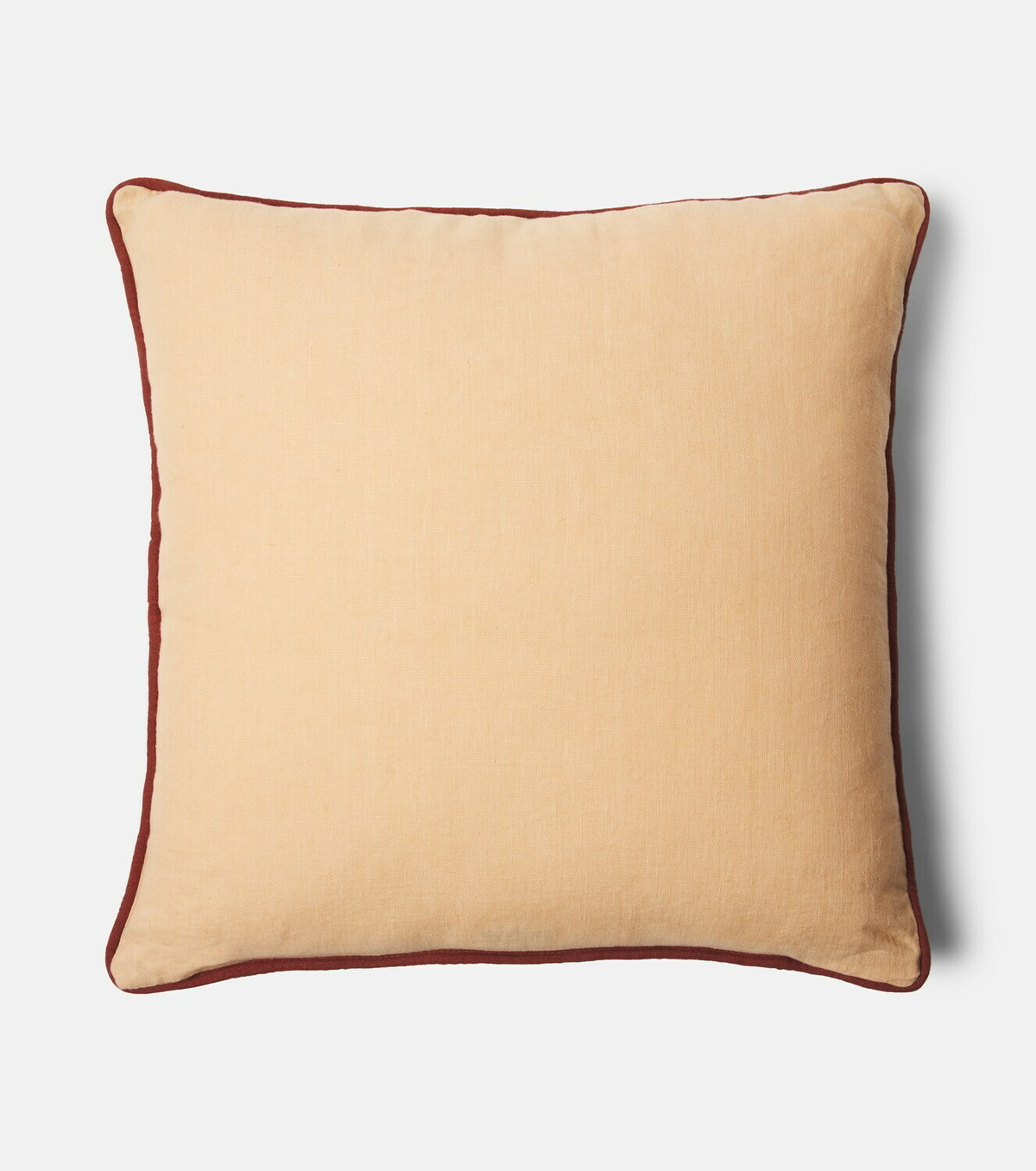 Les-Ottomans Embroidered cotton velvet cushion