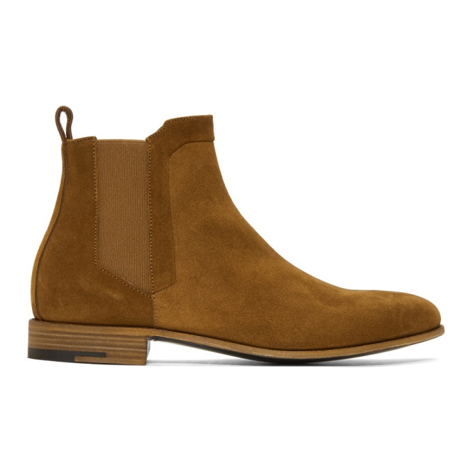 Photo: Pierre Hardy Brown Suede Drugstore Chelsea Boots
