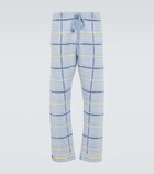 God's True Cashmere Rain tartan cashmere sweatpants