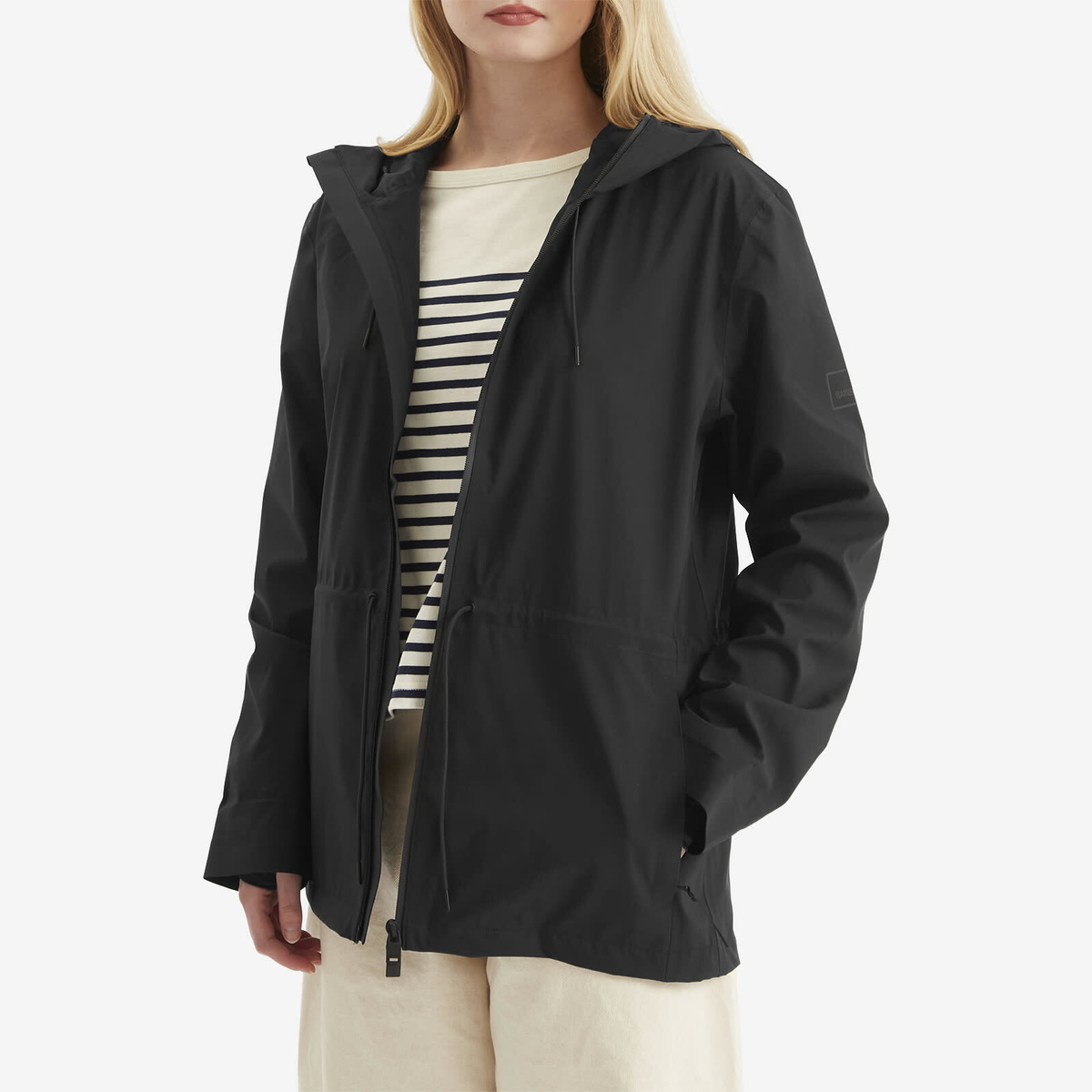 Rains Women's Suva Hardshell String Jacket in Black