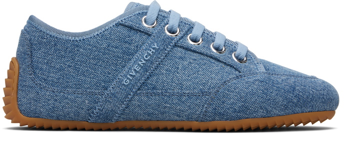 Photo: Givenchy Blue Slim Denim Sneakers