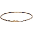 Miansai - Woven Nylon and Gold Vermeil Bracelet - Blue