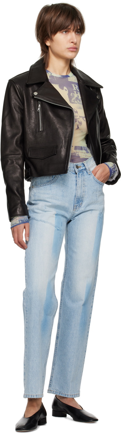 TheOpen Product Blue Shaded Jeans