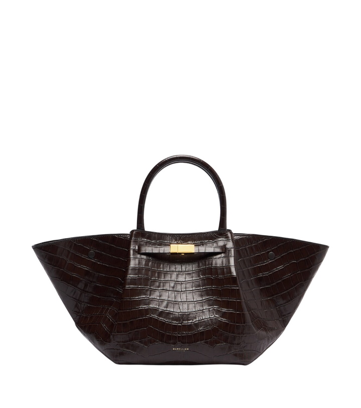 Photo: DeMellier New York Midi croc-effect leather top-handle bag